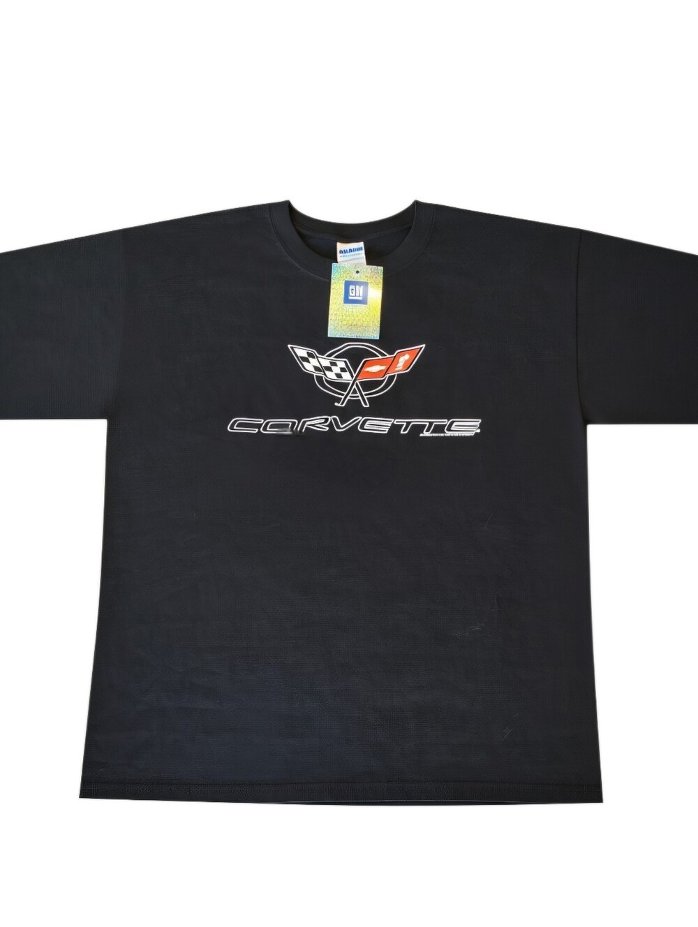 Corvette Racing GM Liscensed Black Shirt Sleeve T-shirt L